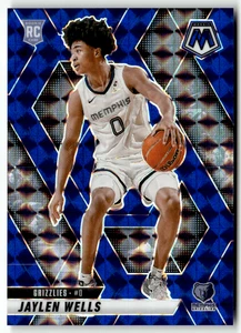 2024-25 Panini Mosaic NBA No. 240 Jaylen Wells Rookie Blue Mosaic Prizm 148/199 - Bild 1 von 2