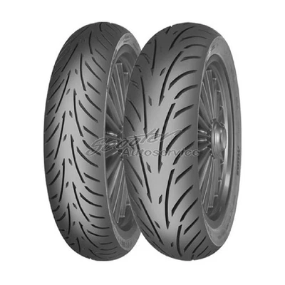 1x 90/90 - 10 50J Motorrad-Reifen Mitas Touring Force SC TL hinten vorne | 41539 - Bild 1 von 2