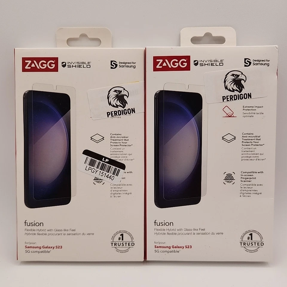 ZAGG Samsung Galaxy S23 Glass Fusion Screen Protector