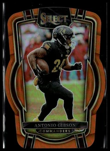 Antonio Gibson 2022 Panini Select Orange /199 Die Cut #202 Commanders - Foto 1 di 2