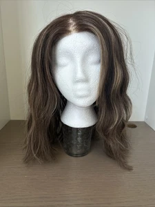Verona Estetica Hand Tied Wig Lace Top Front Caramel Kiss Trimmed Length - Picture 1 of 10