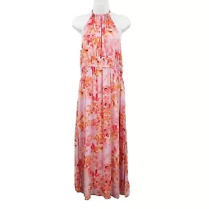 Bella Dahl Maxikleid Damen Medium Fiesta Blumen Neckholder Schlüssellochausschnitt Frühling - Bild 1 von 10