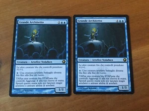 2x Grand Architect - Scars of Mirrodin ITALIAN Excellent Magic MTG - Picture 1 of 4