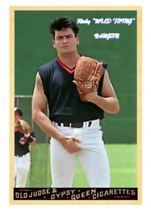 CHARLIE SHEEN AKA RICKY VAUGHN GYPSY QUEEN ACEO ART CARD ## BUY 5 GET 1 FREE ## 