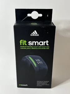 Adidas micoach Fit Smart Activity Tracker + Heart Rate Small Black - Picture 1 of 6