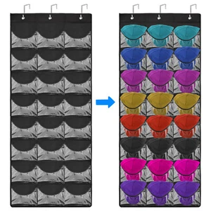24 Hat Rack Organizer Baseball Holder Storage Hanger Door Wall Coat Caps Stands - Picture 1 of 10