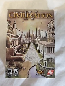 Sid Meier's Civilization IV (4) 2-Disc PC Game CD-ROM 2006 Manual Tech Tree Box - Picture 1 of 5