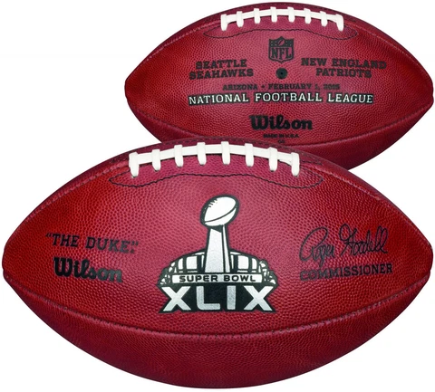 Super Bowl XLIX Wilson Official Game Football - Fanatics Cover