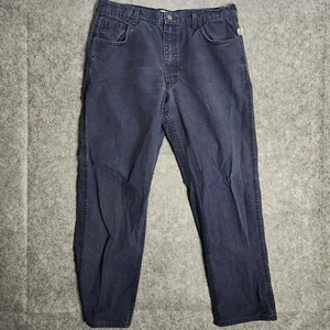 Tyndale FR Pants Men's 40x34 Navy Blue Arc Rated Flame Resist 2112 Cat 2 14 Cal - Picture 1 of 6
