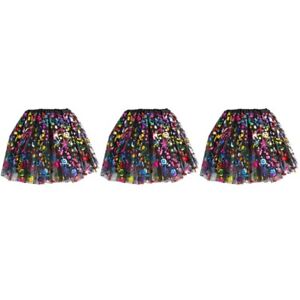 3 PCS Halloween Tutu Skirt Polyester Child Cosplay Kids Skirts