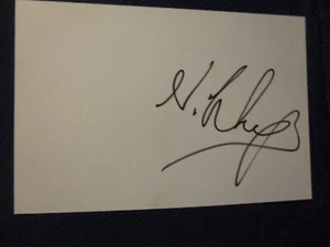 EastEnders Endeavour Mars When Saturday Comes NICK WARING hand signed card - Picture 1 of 1