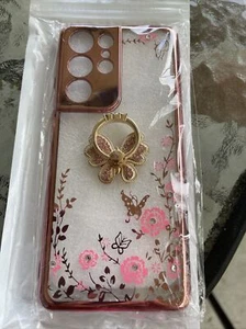 Samsung Galaxy S21 (Galaxy S21 Ultra) Ring Kick Stand Rosegold - Bild 1 von 3