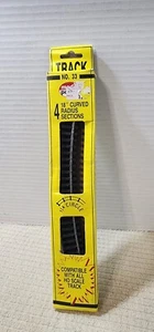 MODEL POWER HO Scale 18" Curved Radius (4) Sections NOS NO. 33 - Picture 1 of 6