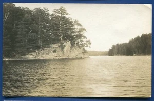 Southport Maine me Lake Cove Real Photo Postcard - Picture 1 of 2