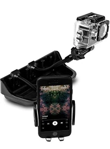 2in1 Phone Mount Holder Storage Tray Dash Kit Organizer Jeep Wrangler JK 11-18 - Picture 1 of 6