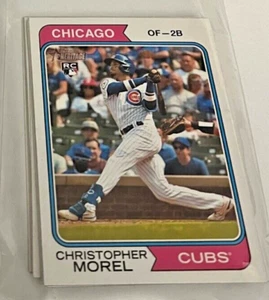 16 2023 Topps Heritage Rookie CHRISTOPHER MOREL RAYS RC LOT - Picture 1 of 1