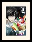 Death Note - L Ice Cream - Official 30 x 40cm Framed Mounted Print