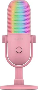 Micrófono condensador USB Razer Seiren V3 cromo certificado cuarzo reacondicionado - Imagen 1 de 8