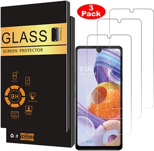 3-Pack Premium High Clear Shield Tempered Glass Screen Protector For LG Stylo 6 - Picture 1 of 5