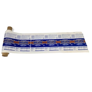 Etichette bar gelato brughiera vintage non tagliate rotolo 23 piedi Nestlé caramelle caramelle caramelle caramelle inglesi - Foto 1 di 9