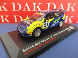 Die cast 1/43 Modellino Auto Seat Cordoba WRC EVO 3 Rally Catalunya 2001 - Foto 1 di 4