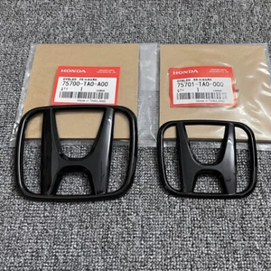 2X Front Grille Trunk Emblem For Honda Accord 2008-2017 Sedan 4-Door Sport Badge - Picture 1 of 7