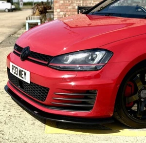 TRC V1 Front Splitter to fit Volkswagen Golf MK7 GTi/GTD - Picture 1 of 3
