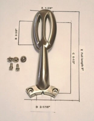 52” CEILING FAN BLADE ARM REPLACEMENT BRACKET GLENDALE BRUSHED NICKEL COMPLETE - Image 1 of 4