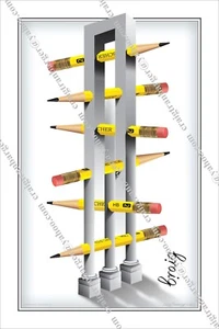 Escher,MC,blivet,poiuyt,impossible, trident,fork,optical,illusion,object,pencil - Picture 1 of 1