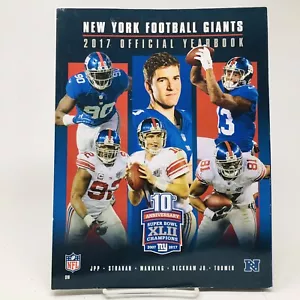 Anuario oficial 2017 de los New York Football Giants NFL, nuevo - Imagen 1 de 9