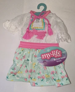 My Life AS Pink Tassel Dress NWT 18" Doll Fit - Picture 1 of 2