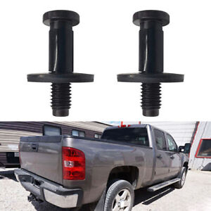 Rear Tailgate Door Latch Striker Bolt Pair Set for Chevy GMC Cadillac Hummer