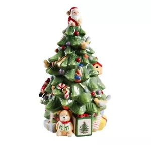 spode christmas tree figural Cookie Jar And Lid - Picture 1 of 2