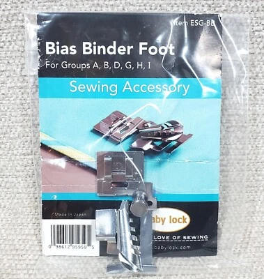 Genuine Babylock BIAS BINDER FOOT Item ESG-BB Baby Lock Sewing Machine - Image 1 of 4