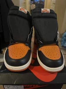Sz 9.5 DS Jordan 1 Retro OG High Shattered Backboard 2015 Nike Air 1.0 Bred Sbb - Picture 1 of 24