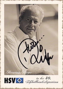 Autogramm - Hermann Rieger (HSV) - 2002/2003 - Bild 1 von 1