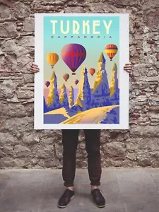 Turkey print poster wall art travel holiday souvenir gift present - Picture 1 of 2