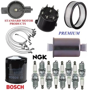 Tune Up Kit Filters Cap Wire Spark Plugs For GMC P3500 V8 5.7L 1990-1991; 1993 - Picture 1 of 1