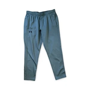 Under Armour Fleece Storm Sweatpants Blue Teal Jogger New Men's Large - Picture 1 of 7