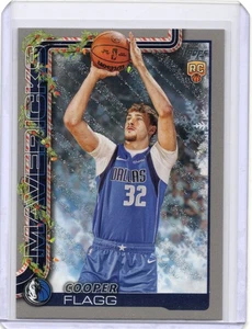 Cooper Flagg 2025-26 Topps Holiday #H161 Glitter Holiday Rookie RC Mavericks - Picture 1 of 2