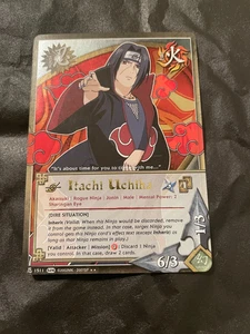 Naruto CCG Itachi Uchiha Card 6/3 Holo Foil 1511 Rare NM - Picture 1 of 5