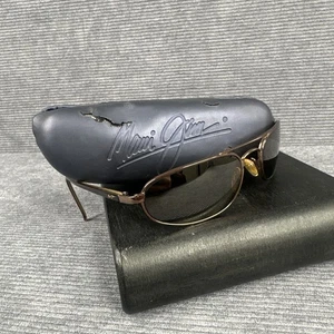 Maui Jim braune polarisierte Pilotensonnenbrille für Herren nur Gestell MJ-180-23 Japan - Bild 1 von 10