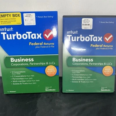 TURBOTAX 2013 BUSINESS PARTNERSHIPS, CORPORATIONS & LLCs For Windows - Image 1 of 4