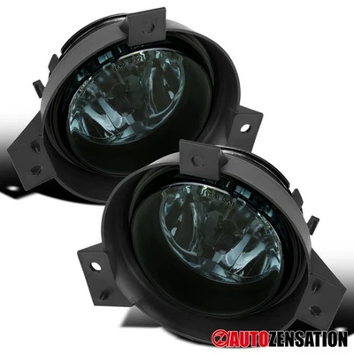 Fit 2001-2003 Ford Ranger Smoke Bumper Fog Driving Lights Lamps w/ H10 Bulbs 02 - Image 1 of 4