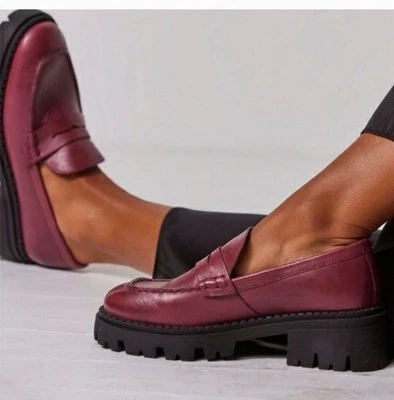 Mocasín Free People Lyra con suela Penny en mora silvestre talla 39  Foto 1 de 4