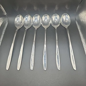6 cucchiaini ghiacciati Supreme Silverplate International Silver Plate modello concetto - Foto 1 di 4