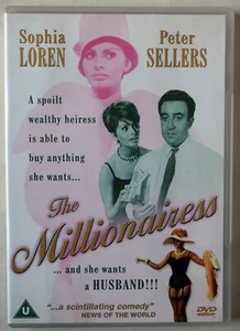 THE MILLIONAIRESS / PETER SELLERS SOPHIA LOREN / 1960 CLASSIC BRIT ROM COM / R2 - Foto 1 di 2