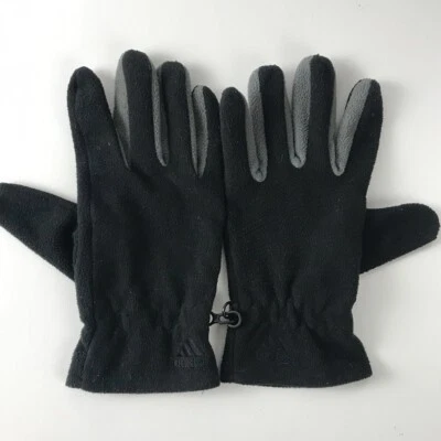 Guante Adidas S/M Negro con Detalles de Vellón Gris Invierno Claro Foto 1 de 4