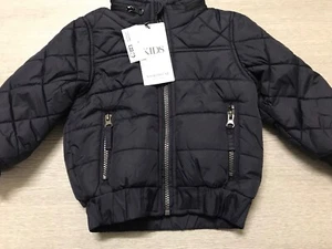 M&S Kids Boys Stormwear Bomber Style Jacket Coat Navy Trendy 12-18 Months New - Picture 1 of 8