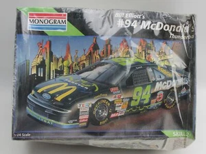#94 McDonalds Thunderbird Monogram NASCAR Model Car Kit 1995 1:24 - Picture 1 of 2
